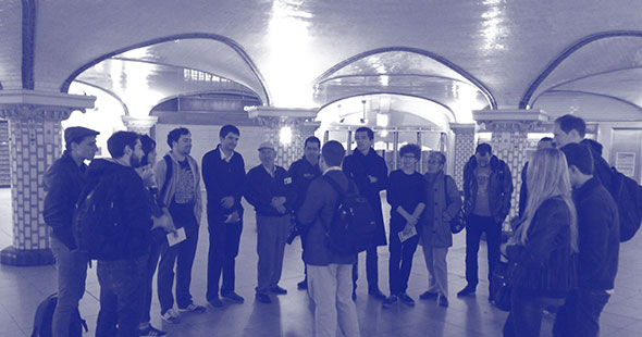 Visite conférence dans le métro